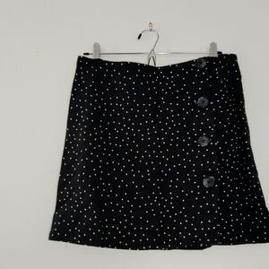 Black Polka Dot Skirt
